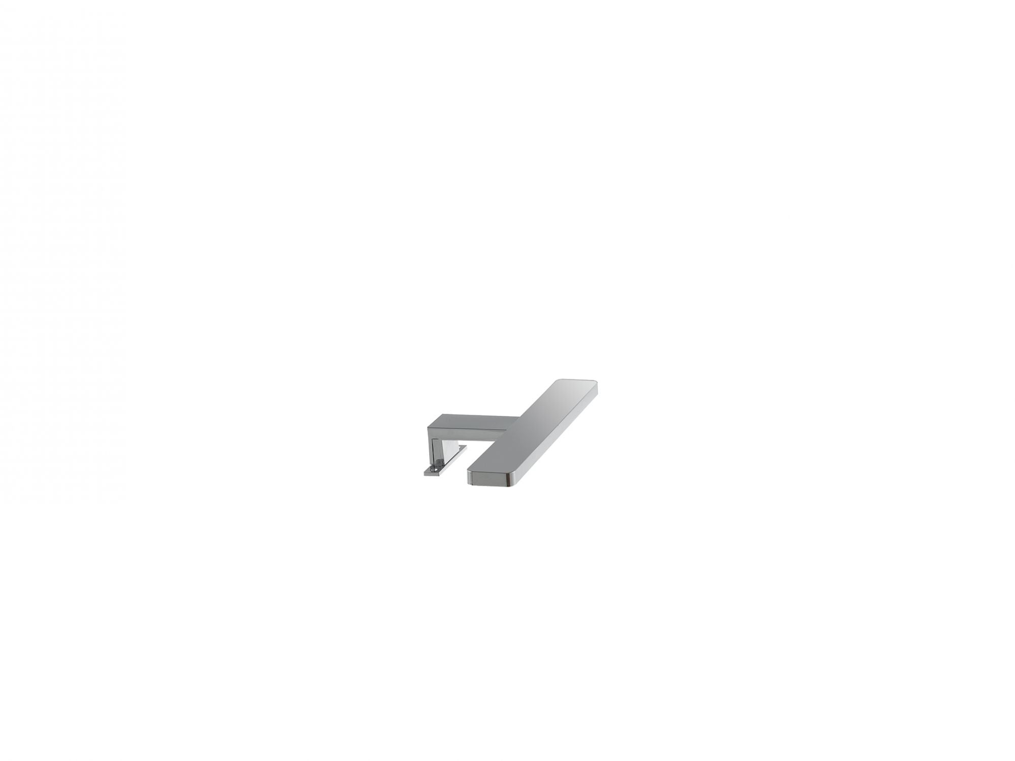 Applique da bagno led integrato con struttura in termoplastica e diffusore in acrilico con fissaggio su cornice o su specchio 5.2W 440lm 4000°k collezione FORD Applique da bagno led integrato con struttura in termoplastica e diffusore in acrilico con fissaggio su cornice o su specchio 5.2W 440lm 4000°k collezione FORD